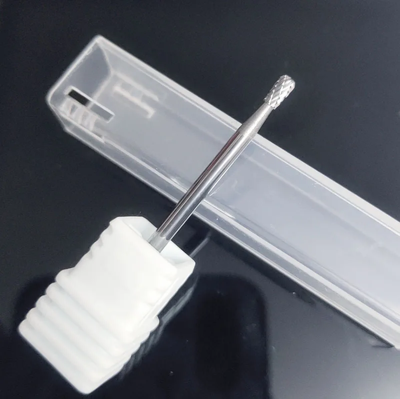 Carbide Nozzle Small Round Remove Cuticle Nail Drill Bit Milling Cutter