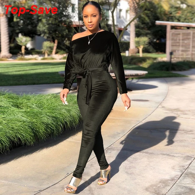 Runway Women Rompers Long Sleeve Jumpsuit Sashes Bodycon Evening Party Elegant Jumpsuit Bandage Plus Size Jumpsuits Dropshipping 1