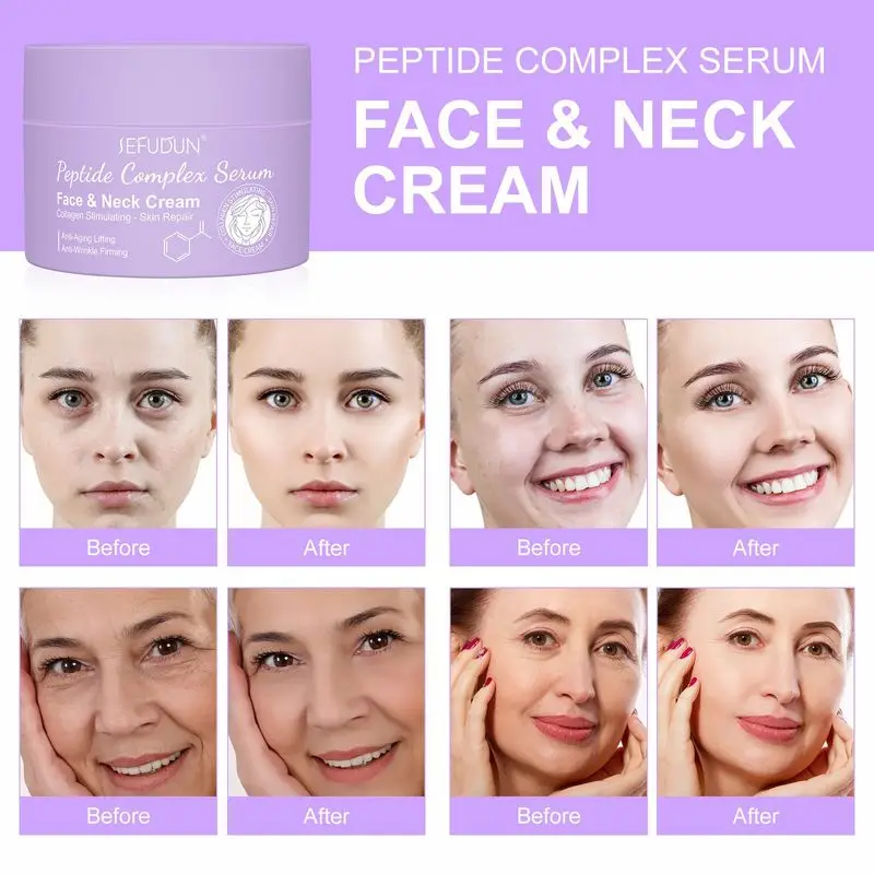 

Peptides Face Cream Eye Cream Serum Set Lifting AntiAging Anti Eye Bags Remove Wrinkles Moisturizer Facial Treatment Korean Care