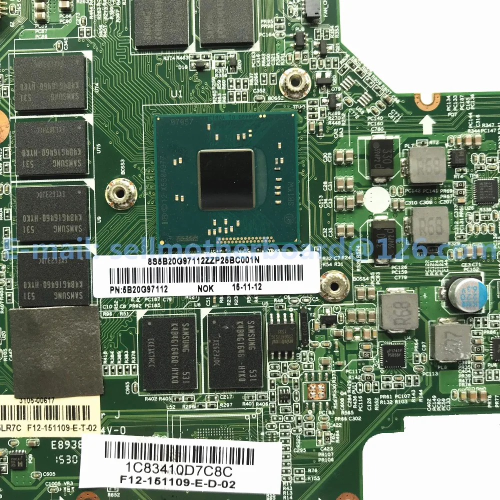 Высокое Качество для lenovo S20-30 материнская плата для ноутбуков FRU 5B20G97112 с процессором SR1YW N3540 4 Гб ОЗУ материнская плата протестированная Быстрая