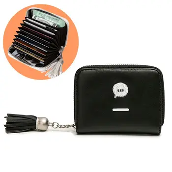 

Women Girls Fashion Leather Short Wallet Credit Card Holder Tassel Coin Purse Bag M6CC