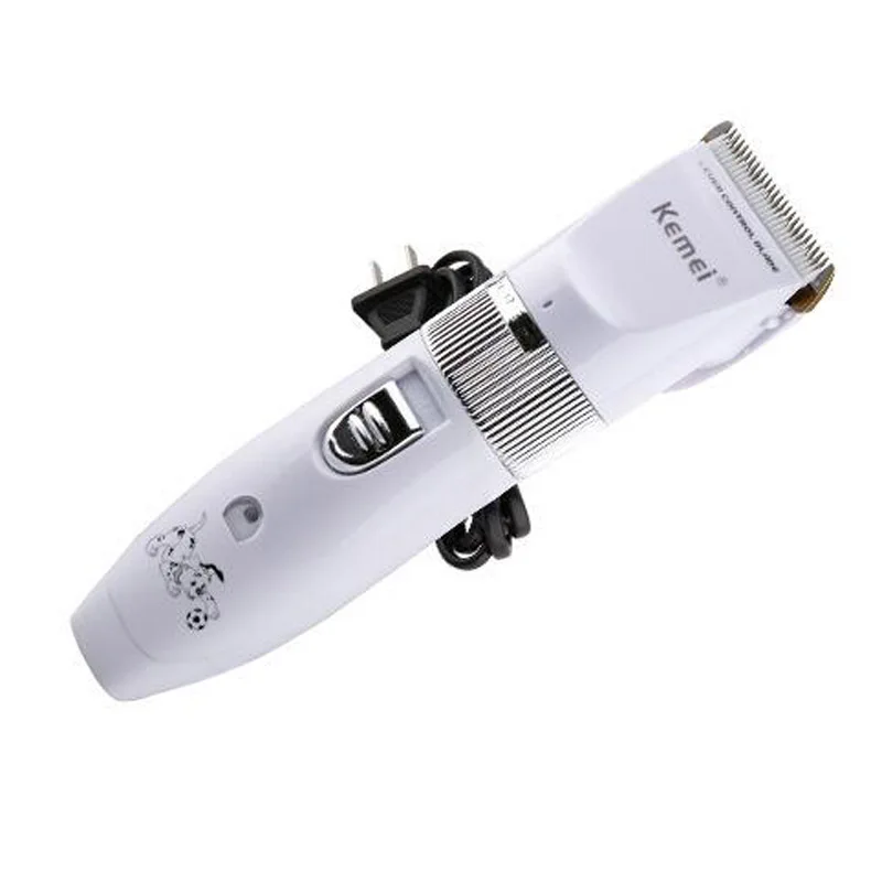 KEMEI KM-107 Профессиональный Перезаряжаемые машинка для стрижки животных, кошек, горошка, шерсти домашних животных резак триммер, для удаления волос наборы для стрижки и удаления волос машина