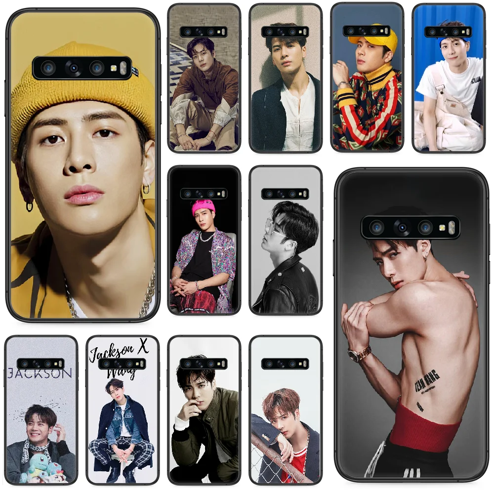GOT7 Jackson Wang Phone case For Samsung Galaxy S 10 20 3 4 5 6 7 8 9 Plus E Lite Uitra black bumper painting Etui tpu | Мобильные