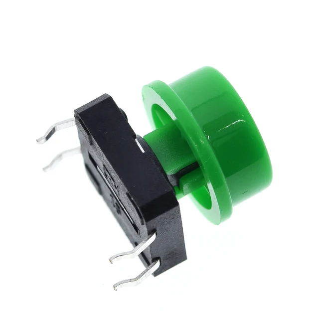 Tactile Push Button Switch Momentary 12*12*7.3MM Micro switch button + S Tact Cap(5 colors) for Arduino Switch - Image 3