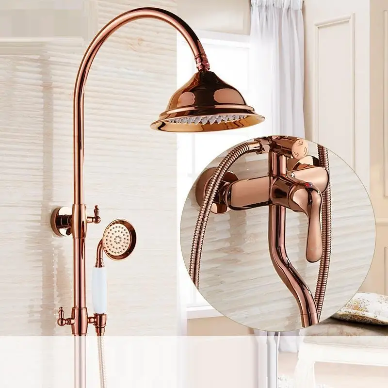 Choveiro Conjunto, с милыми лисами, Duschset handdouche Piscina Doccia Ducha Лонгборда Ванная комната сделать Banheiro Chuveiro Eletrico душ набор для душа - Цвет: Version T