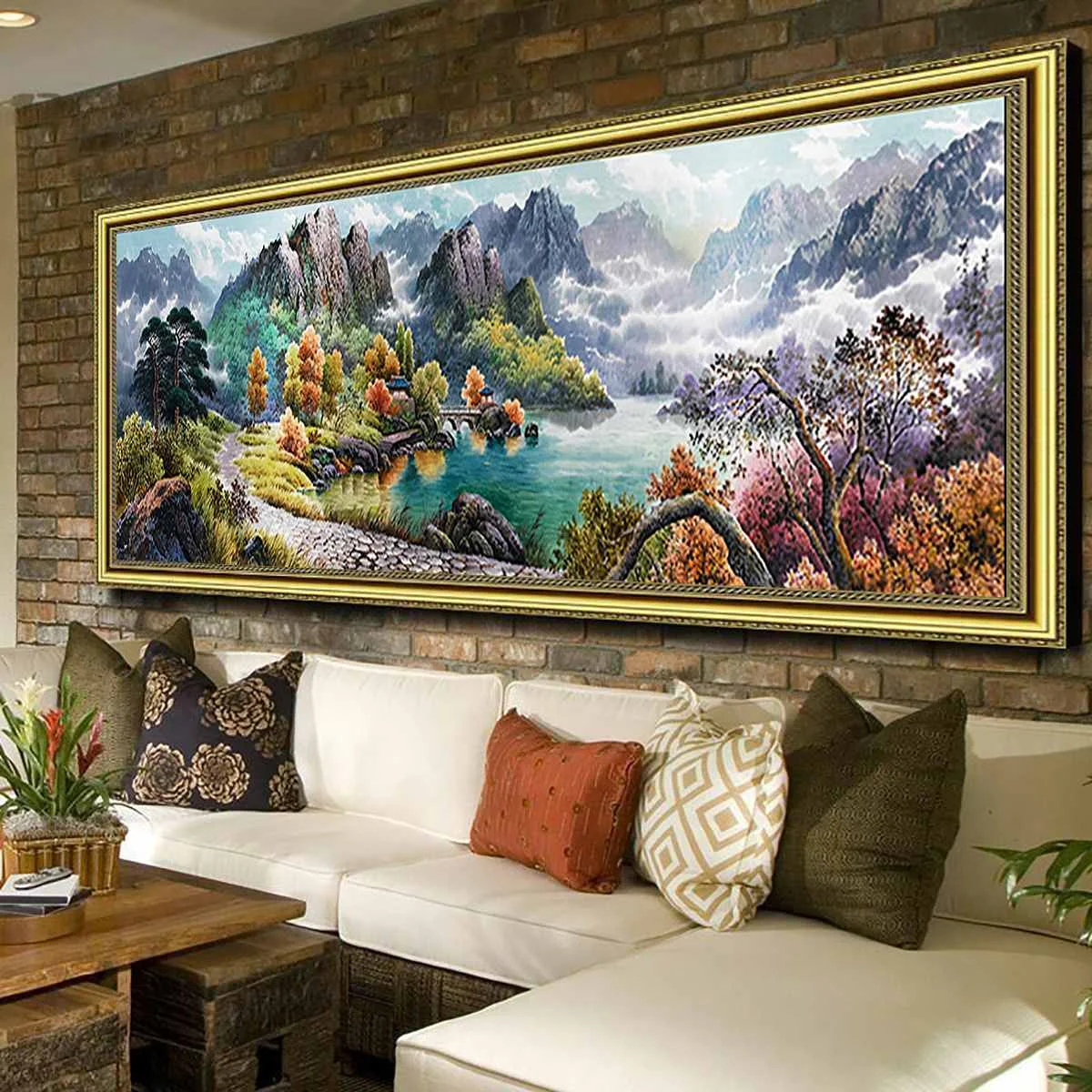 

5D DIY Diamond Embroidery Full Diamond Painting "Landscape Painting" Cross Stitch Diamond Bead Picture Home Decoration
