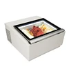 3-tray Ice Cream Display Cabinet Desktop Direct Cooling Ice Display Freezer Small Ice Cream Cabinet 1