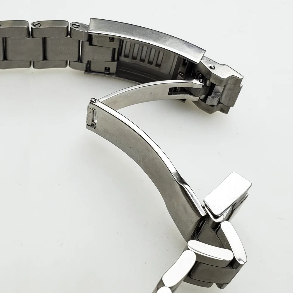 Новые мужские часы GMT в стиле ретро 40 мм с белым корпусом, стерильный циферблат, сапфировое стекло, светящиеся ручные автоматические часы 6219