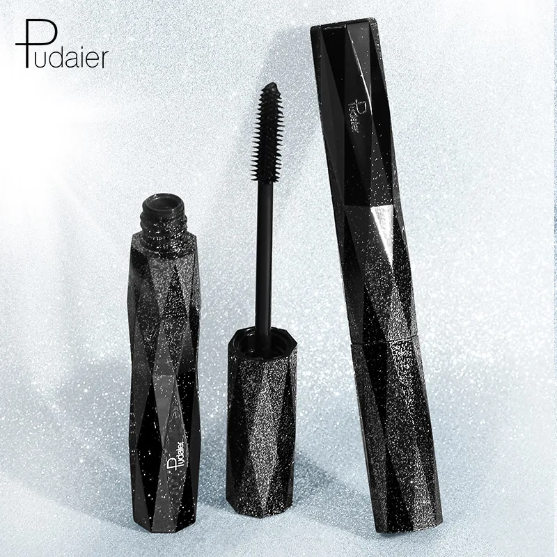 

Pudaier 4d Curling Black Mascara Waterproof Lengthening Silk-Fiber Thick Professional Makeup for Eyelash Female Korean Cosmetics