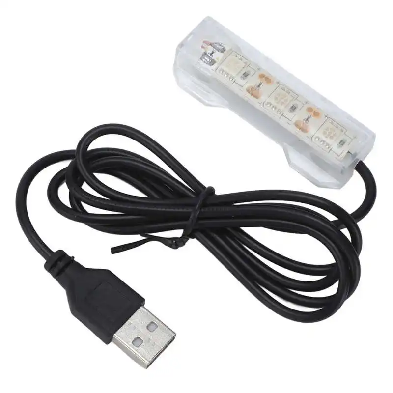 LED Light aquarium light,aquarium lamp Aquarium Fish Tank Plastic Small Aquarium Plants Lighting Landscape Fish Tank USB Light Decorative Lamp