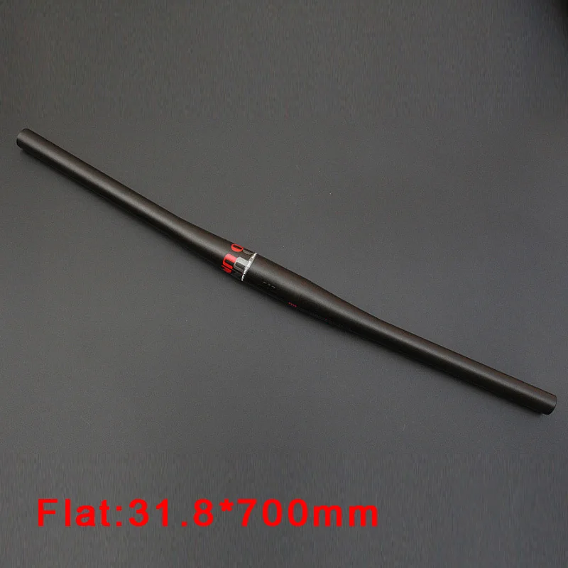 flat 700mm DH/FR/XC руль велосипеда Алюминий сплав горный велосипед руль плоский/талии колеса велосипеда MTB Ласточка один-образный 31.8mmX620/680/700/720 мм - Цвет: flat 700mm