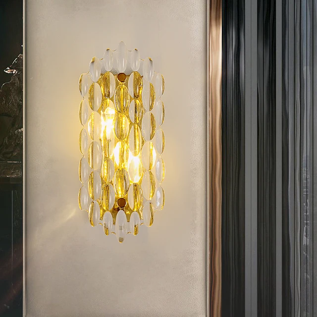 Modern Crystal Grape Style Wall Light 1