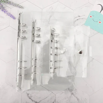 

PVC Notebook Accessory Sheet Shell Office School Stationery Transparent Concise Binder Planner Cover Learning Supplies