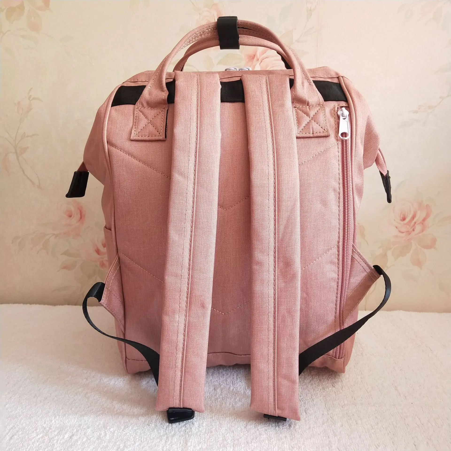 

New Style Dull Polish Sackcloth Cloth Backpack Large Adjustable Backpack