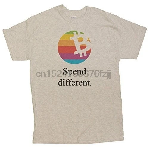 Мужская футболка Bitcoin Spend Different Parody |