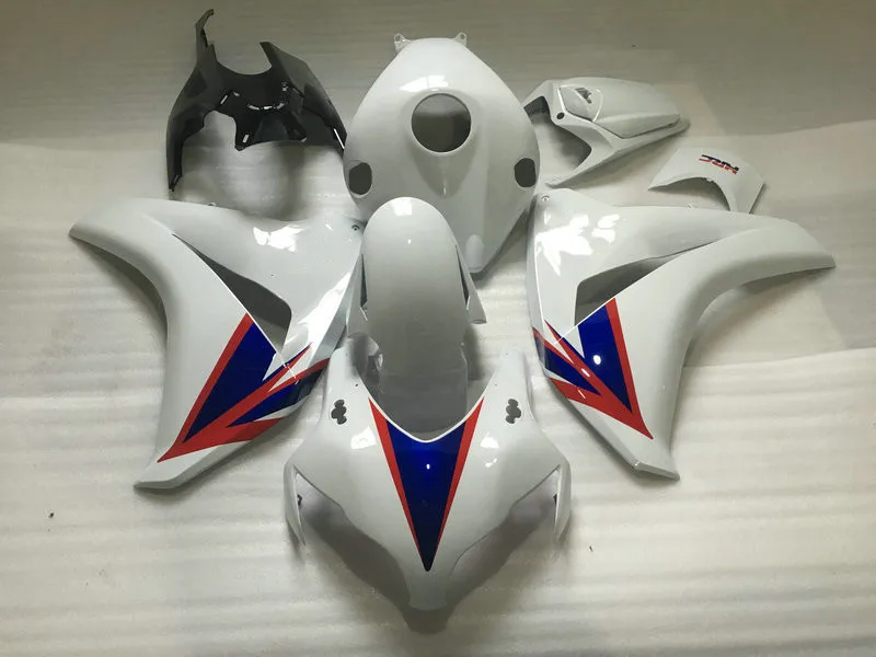 Injection mold Fairing kit for HONDA CBR1000RR 08 09 10 11 CBR 1000RR 2008 2009 2011 ABS White