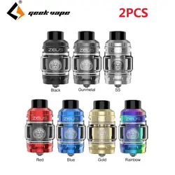 2 шт. оригинальный Geekvape Zeus Subohm бак 2 мл/5 мл емкость с быстрой скользящей катушкой дизайн и 810 капельного наконечника для Aegis Solo VS Zeus X