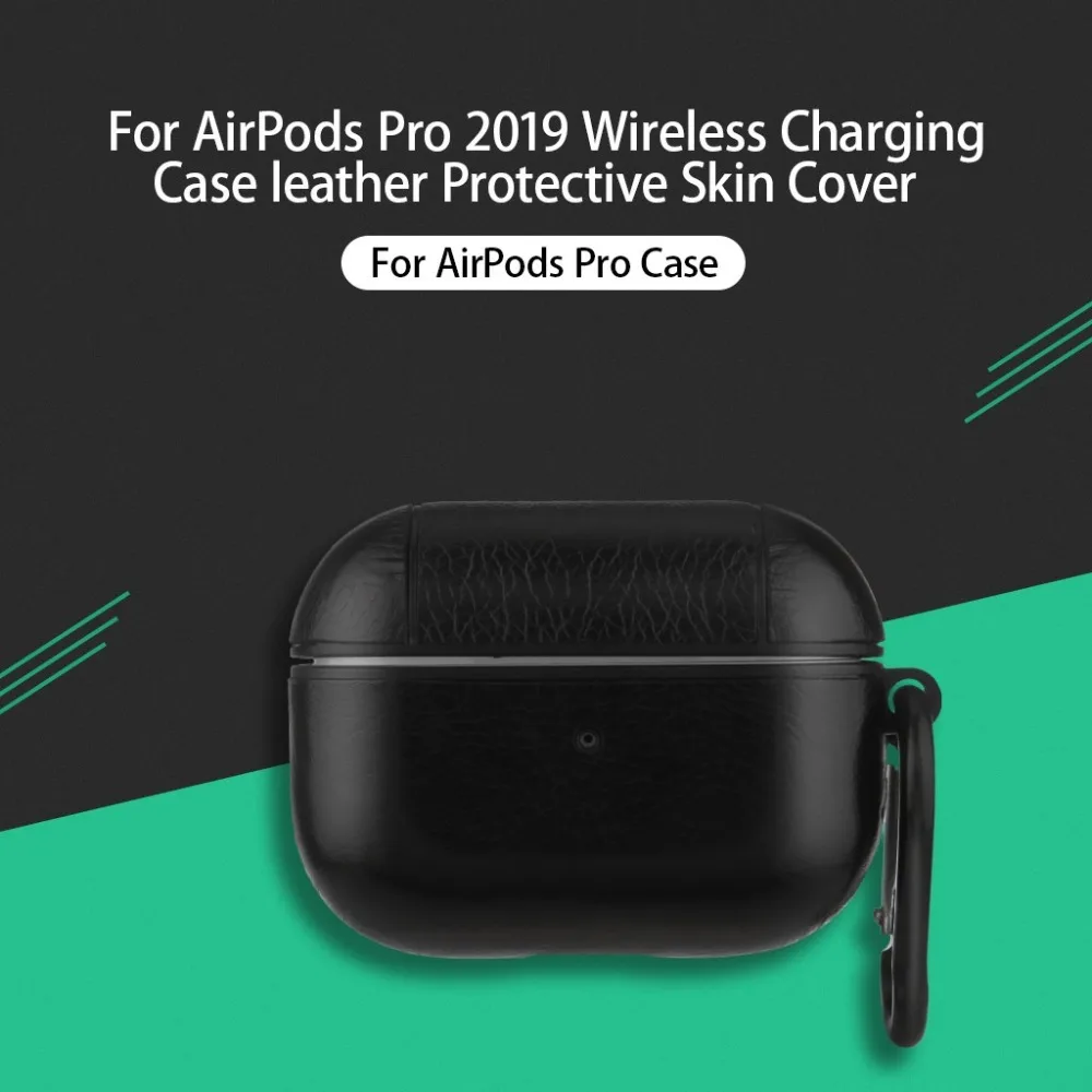 HIPERDEAL протектор для AirPods Pro беспроводной зарядный Чехол кожаный защитный чехол с кольцом держатель чехол