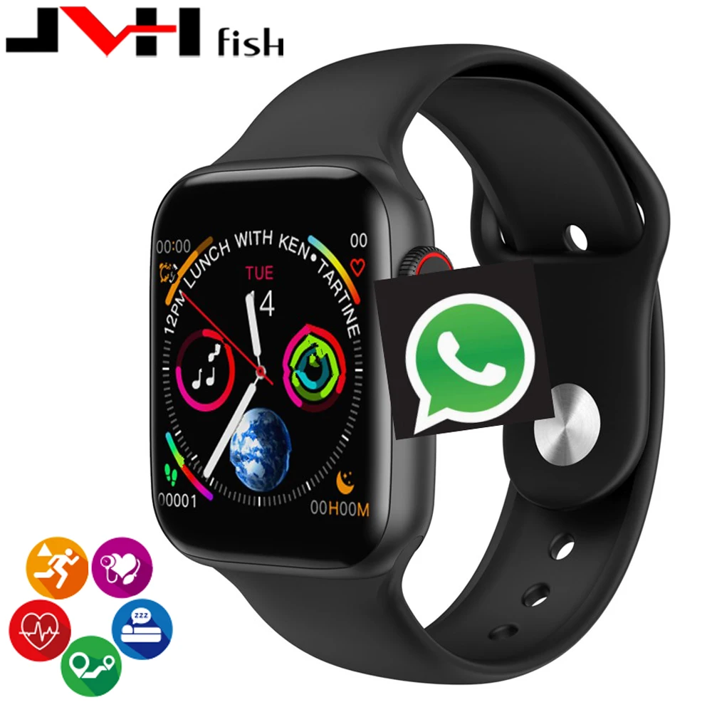 10 шт. W34 Bluetooth Смарт-часы ЭКГ монитор сердечного ритма iwo 8 lite умные часы для Android iPhone