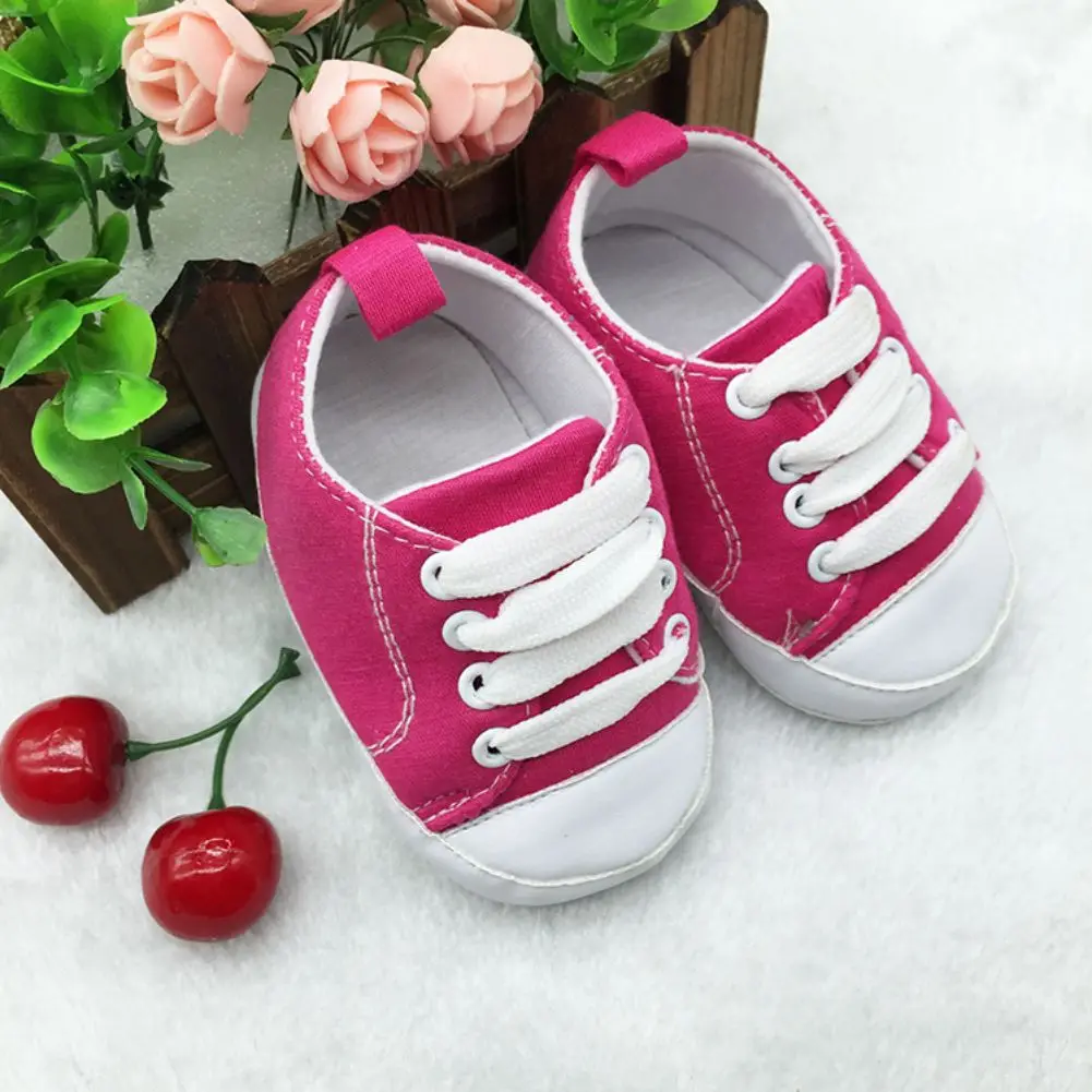 Сезон весна-лето-осень; парусиновые кроссовки для маленьких девочек; Повседневная Удобная однотонная обувь на нескользящей подошве; обувь для первых шагов - Цвет: PICTURE SHOW