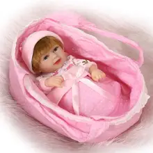 Sac de couchage en Silicone de haute qualité, poupée Reborn, modèle européen et américain, petite poupée, cadeau de bain, AA50DT 
