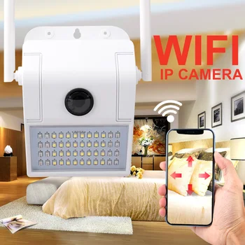 

1080P IP Camera 4X Digital Wireless Outdoor Smart Camera Waterproof Wall IR Night Vision Motion Detection Smart Induction Lamp