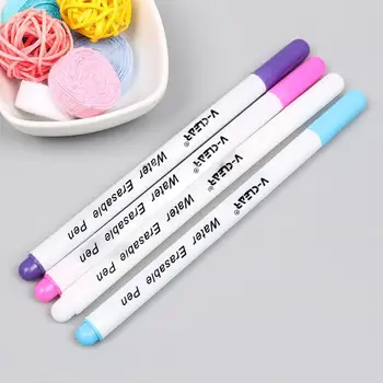 

Fabric Marker Water Soluble Pen Single Head Washing Pen Multi-solor Erasable Ink Vanishing DIY Optional For Clothing Painti V5K9