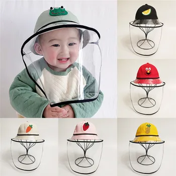 

Cute Cotton Dustproof Anti-Spitting Face Shield Outdoor Protective Cover Cap Baseball Fisherman Hat Protective Clear Face Mask