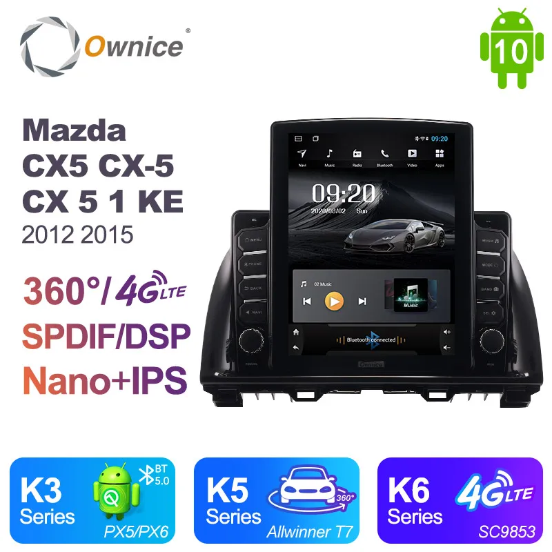 Автомагнитола Ownice Android 10 0 для Mazda CX5 CX 5 1 KE 2012 2015 GPS 2Din автомобильная аудиосистема