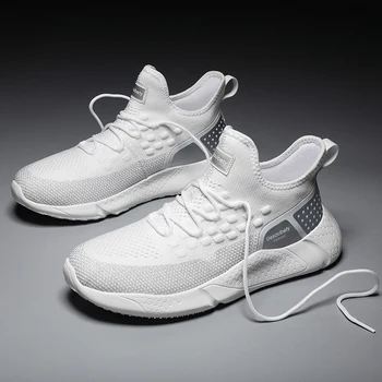 

Men Running Shoes Sneakers Men Sport Shoes Couple Jogging Walking Shoes Autumn Ayakkab Man Light Athletic Sneakers White Shoes