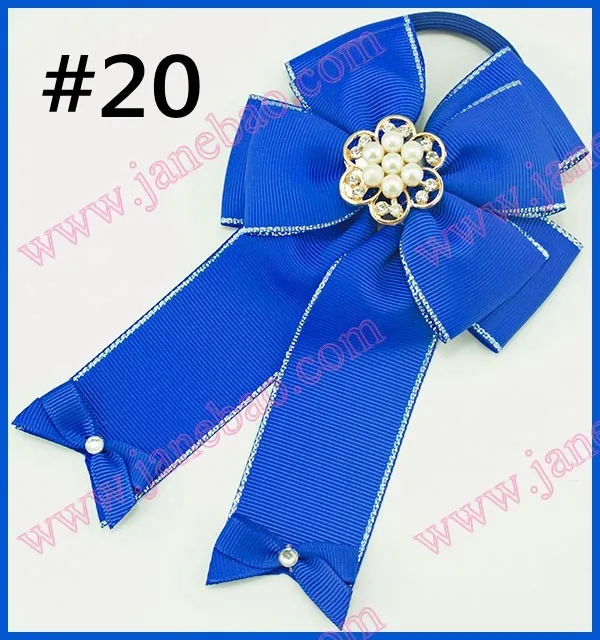 120 шт, для девочек, бутик, 5x6,5 дюймов, бант, конский хвост, бант для волос, стразы, для Черлидинга, банты для волос, эластичный конский хвост, держатель