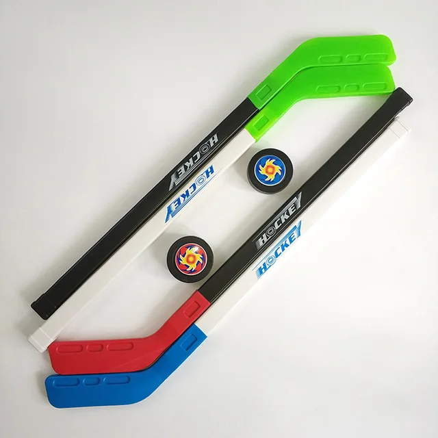 Set Mazza Da Hockey Per Bambini 70cm - Con Palline E Puc, Per Gioco In Interno Ed Esterno