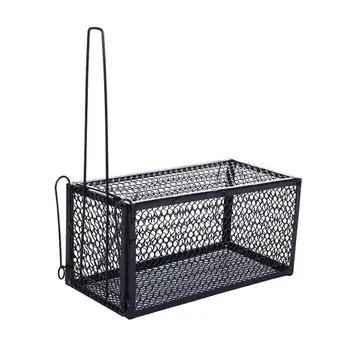 

One Pot End Automatic Metal Trap Cage Trap Hamster Box Rodent Animal Control Humane Mouse Rat Cage Bait Live