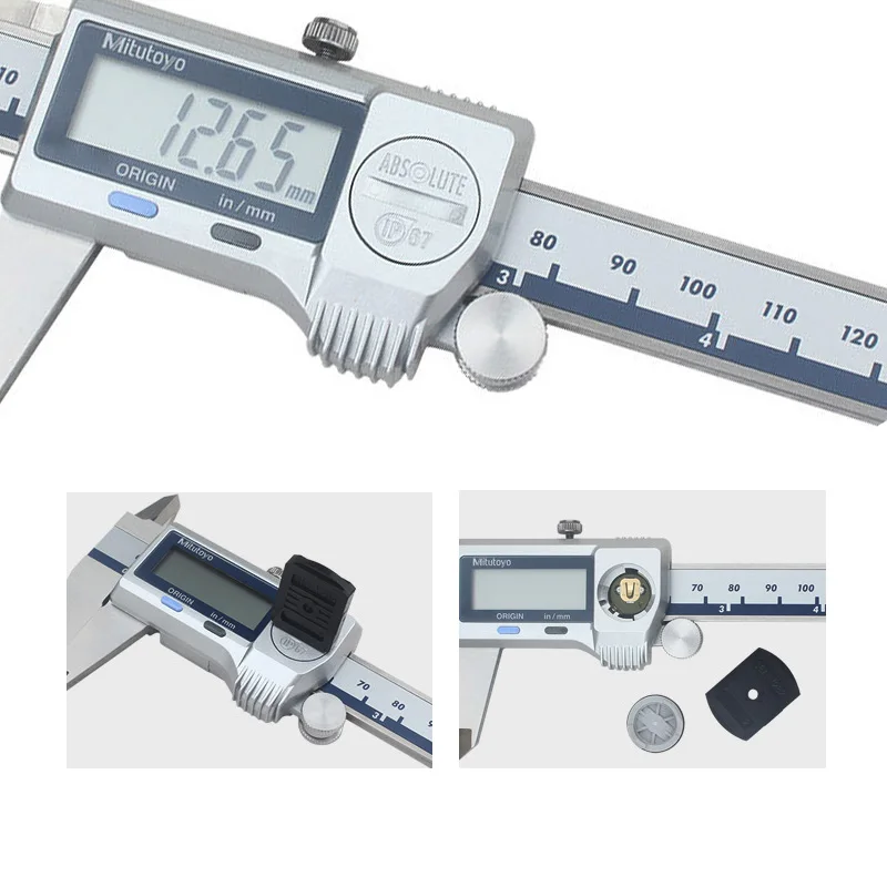 Mitutoyo штангенциркуль из нержавеющей стали 0-150 мм/200 мм/300 мм измерительный прибор IP67 Водонепроницаемый измерительный прибор