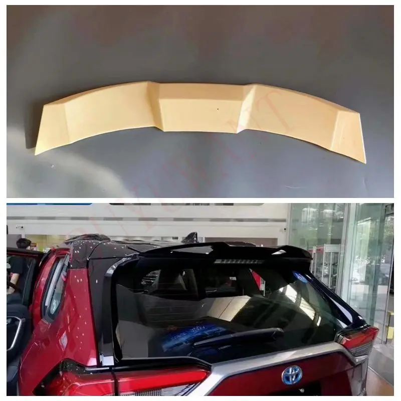 Для,, спойлер для Toyota RAV4, высокое качество, АБС-пластик, автомобильный спойлер, крыло, спойлер, по цвету грунтовки