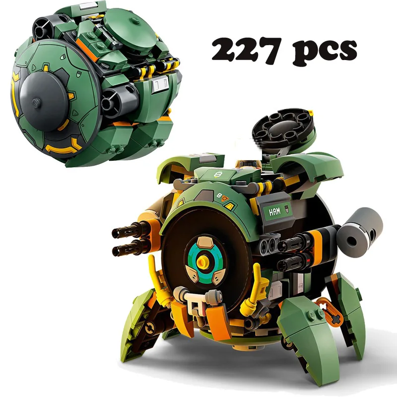 

2020 new popular game character model brick toy hamster building block deformable model compatible with 75976 children's gifts