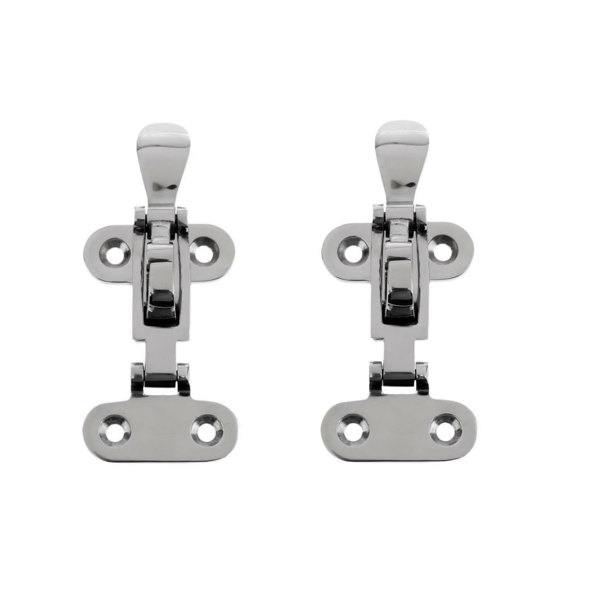 2 Pcs Boat Locker Anti Rattle Latch Fastener 316 Stainless Steel 4 3/8