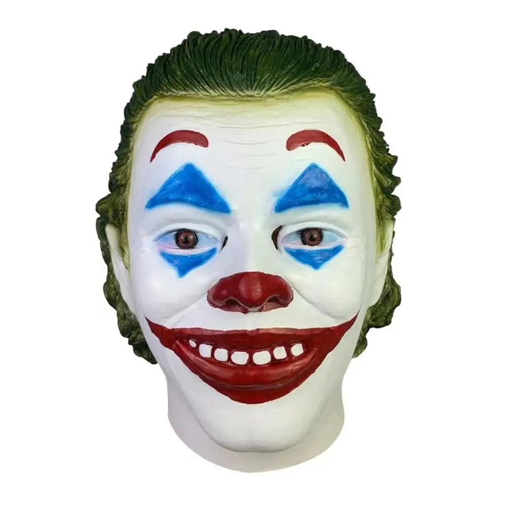 

2019 New Adult Horror Latex Mask Horror Clown Joker Mask Clown Mask Halloween Cosplay Costume Props