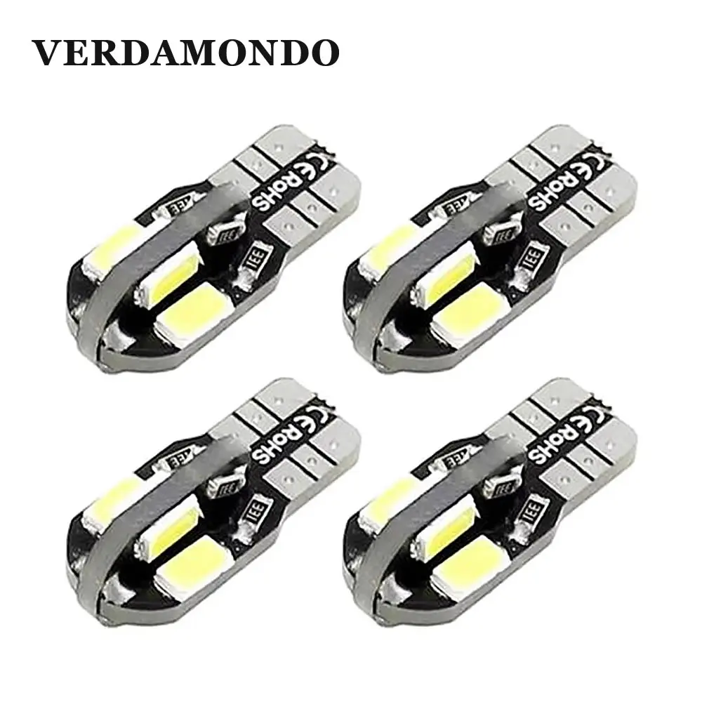 4 шт. T10 светодиодный 194 168 W5W Canbus 8 SMD 5730 интерьер автомобиля лампы сигнала поворота