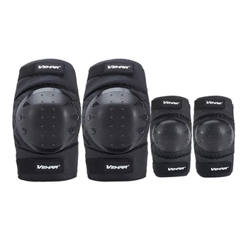 

4pcs/set Elbow Knee Sleeve Pad Short Shockproof Adjustable Leg Protective Protector Outdoor Cycling Sportswear Accessories