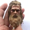 Busto de cabeza de Thor a escala 1/6 con pelo Real, edición decadente de bigote para muñeca Phicen Toys de 12 pulgadas, colección de Juguetes ► Foto 2/4