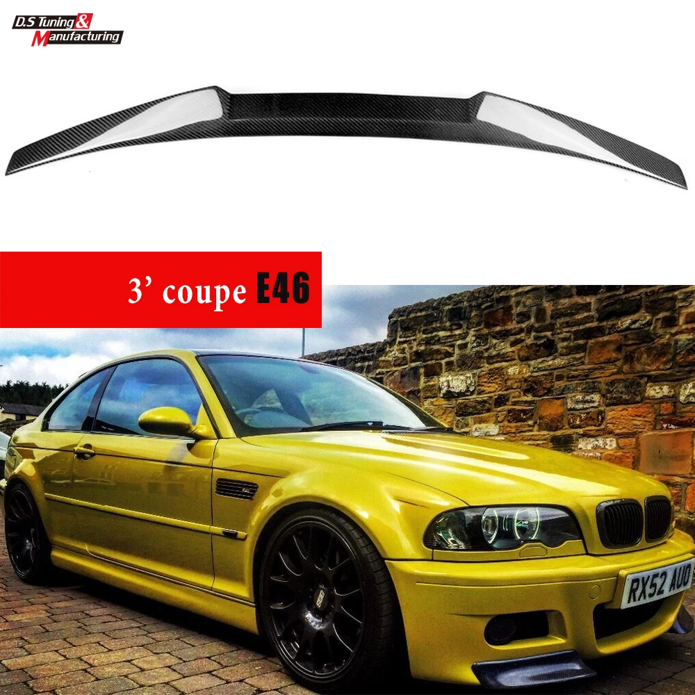 Спойлер из углеродного волокна для BMW E46 COUPE 3 SERIES Boot Lip 1999 - 2004 330Ci 325Ci | Автомобили и