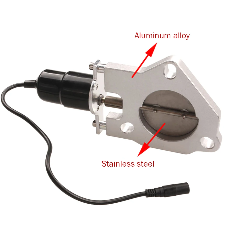 2,5 дюйма/3 дюйма Автомобильный модифицированный переменный электронный регулирующий клапан выхлопной трубы Электрический голосовой клапан дистанционного управления