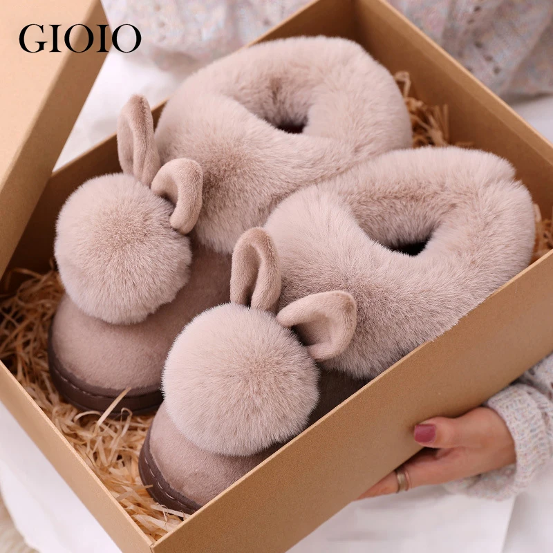 China Customized Logo Winter Warm Slippers with Fuzzy Plush Lining Slip On  House Shoes Suppliers, Manufacturers - Factory Direct Wholesale -  CMAX-TEXTILE