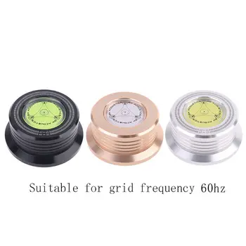 

Suitable For frequency Of 60HZ use in areas LP Vinyl Record Disc Turntable Stabilizer Aluminum Weight Clamp