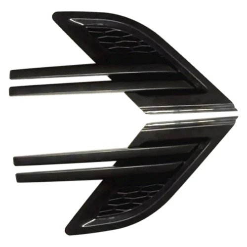 

CITALL ABS 1 Pair Black Front Fender Air Vents Gloss Trim Molding Fit for Range Rover Sport 2014 2015 2016 2017