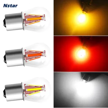 

Nstar 1pc 1156 BA15S COB Lamp Bulb Car Styling Clearance Lisence Plate Reading Turn Signal Light Auto Accessories 152
