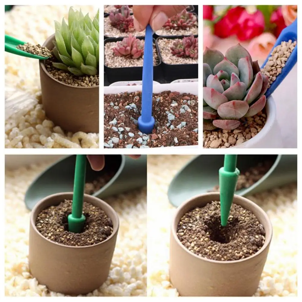 

Protable Succulents Transplant Seedlings Planted Tool Garden Bonsai Fertilizer Drilling Device Planting Seedling Transplanter
