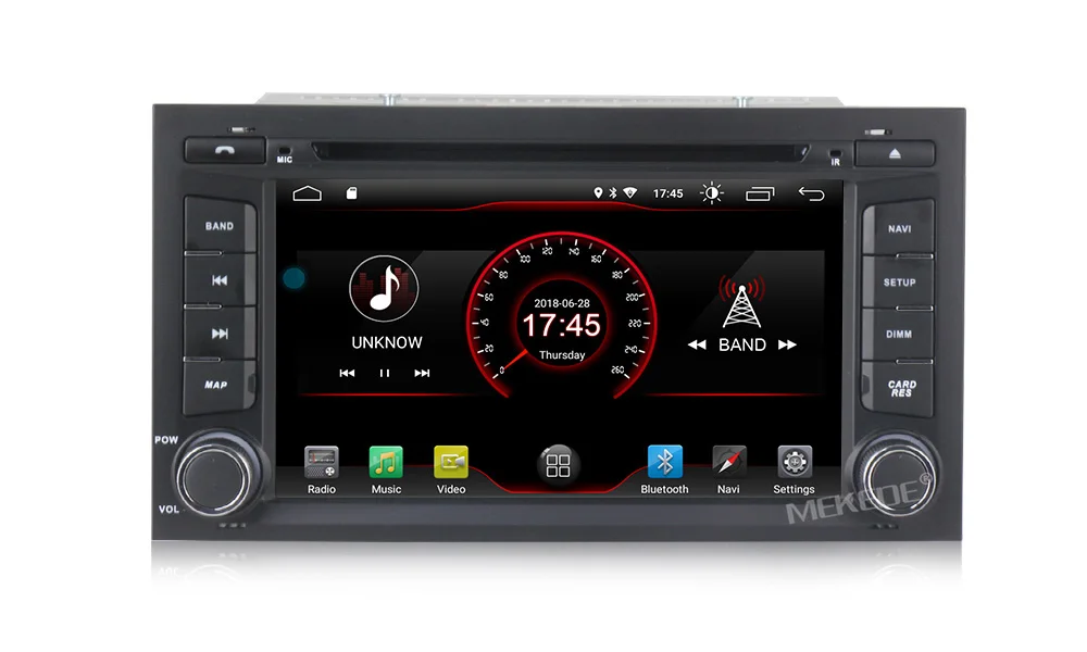 Discount MEKEDE 7 inch Android 9.0 Car radio Multimedia Video Player For Seat Leon 2013 2014 2015 2016 2017 2018 BT WIFI GPS 8