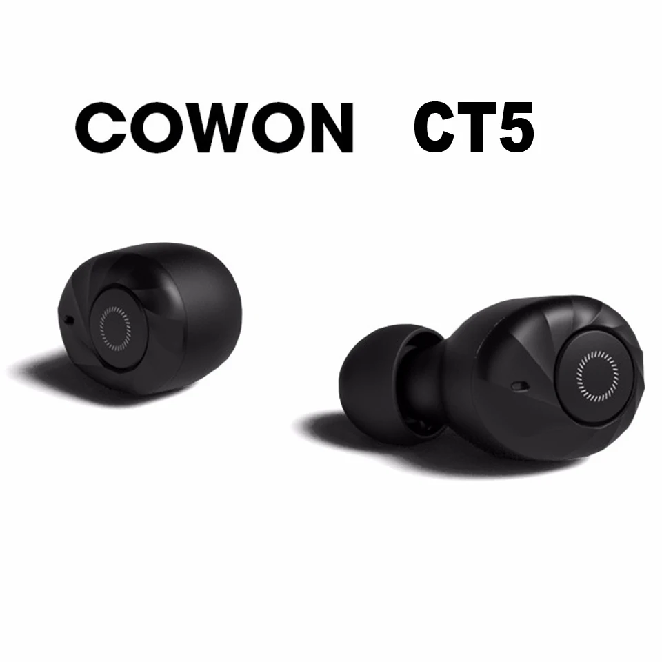 COWON CT5 Ture Беспроводная Bluetooth 5,0 Hi-Fi стереонаушники IPX4 водонепроницаемые наушники Спортивная гарнитура Высокая производительность Быстрая зарядка